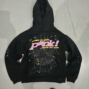 Black Hoodie with Graphic Design